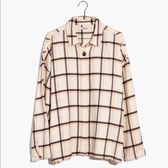 Madewell Tops - MADEWELL NWT Flannel Bromley Shirt Northall Plaid